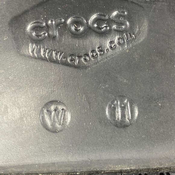 Crocs Clogs Shoes Womens 11 Black Neria Pro Work Slip Resistant Career Comfort - Picture 11 of 12